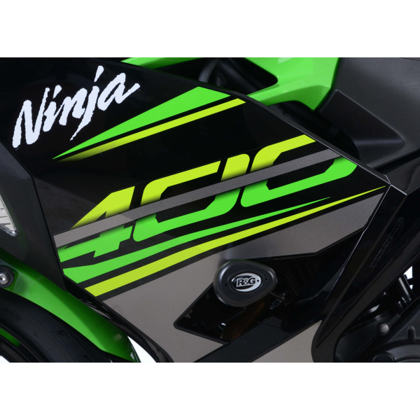 R&G Aero Crash Protectors (Non-drill)- Kawasaki Ninja 250/400 '18- & Z400/ Z250 '19-, Z500 (Ninja) '24-
